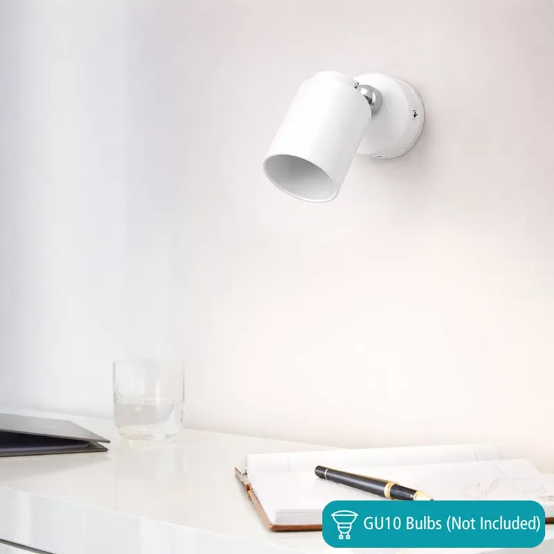 Eglo Unisex Stecci-E White Plastic Spotlight White female