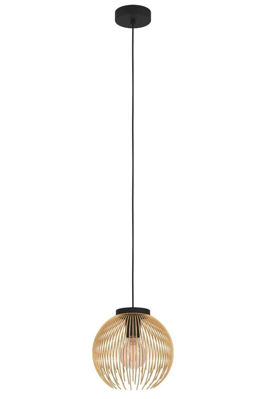 Eglo Unisex Venezuela Metallic Pendant Light in Metallic Gold Metallic Gold One Size female