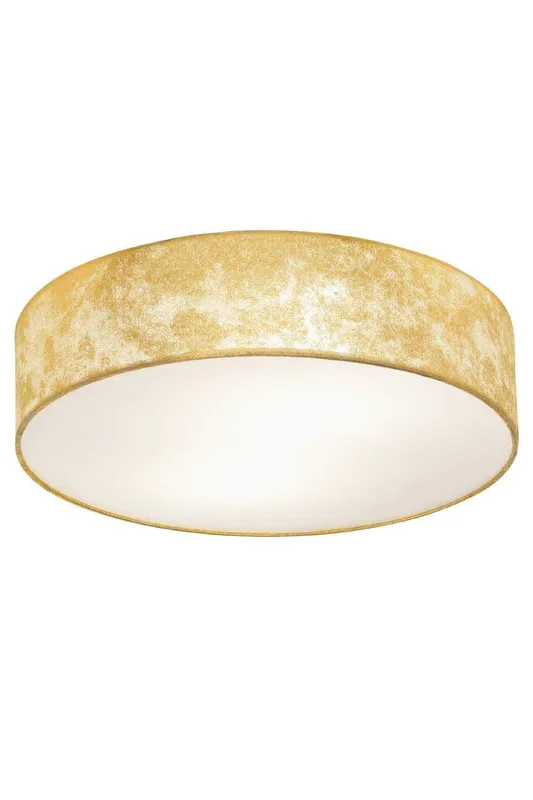 Eglo Viserbella Fabric Flush Fitted Pendant in Metallic Gold - Metallic Gold