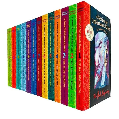 A Series of Unfortunate Events By Lemony Snicket 13 Books Collection Set - Ages 9-14 - Paperback HarperCollins Publishers