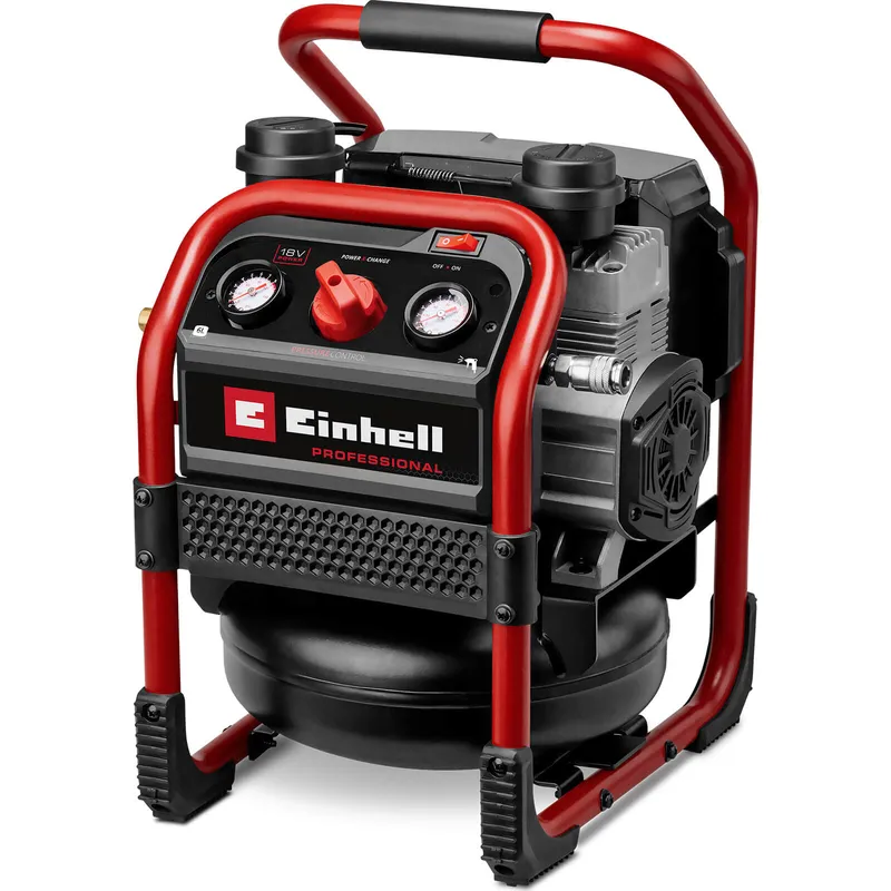 Einhell Silenzzo 18V Cordless Air Compressor - 8 Bar, 6L Tank