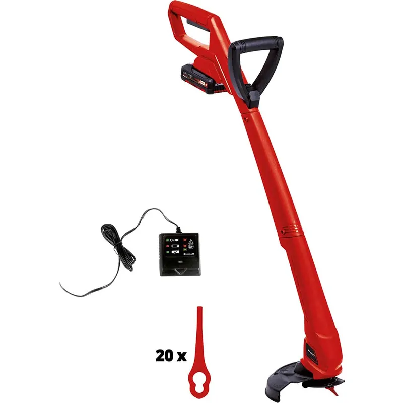 18v Cordless Strimmer Lawn Line Trimmer 24cm gc-ct 18/24 Li p 1x Battery - Einhell