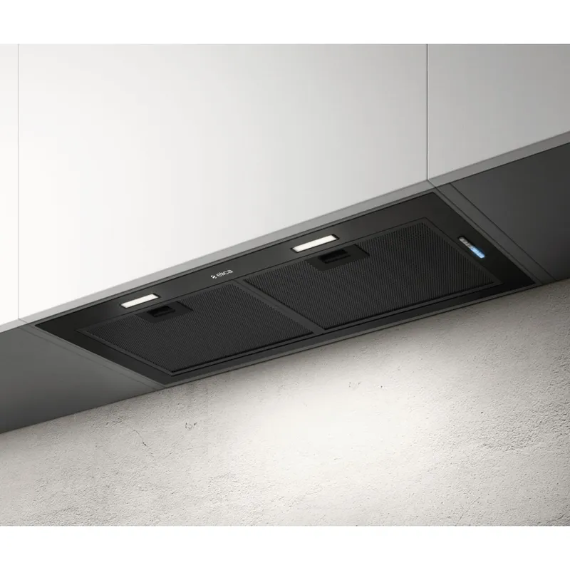 Elica Fold-Blk-80 72cm Canopy Hood - Black