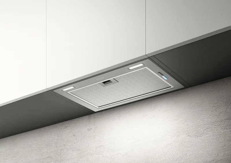 Elica Fold Fold-GR-60 50cm Wide Silver Built-In Canopy Hood