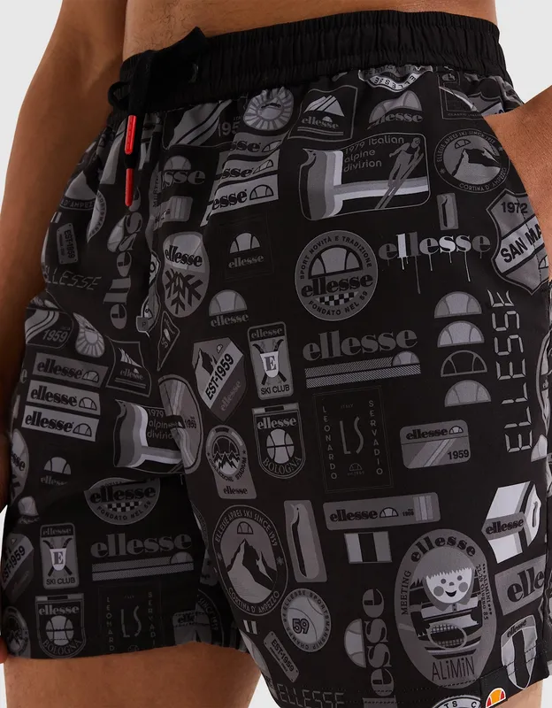 Ellesse Men's Oulle Swim Short - Black - Size: 39/38/32