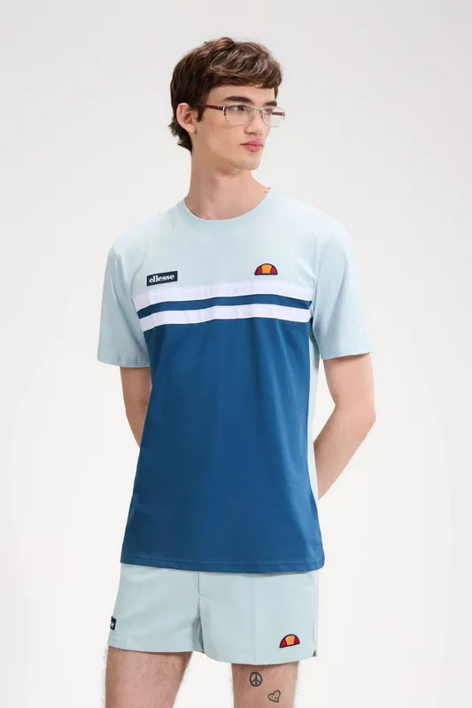 Ellesse Men's Venire Tee in Blue Size: Medium Blue M