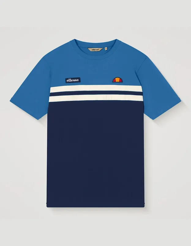 Ellesse Venire T-Shirt - Navy/Light Yellow