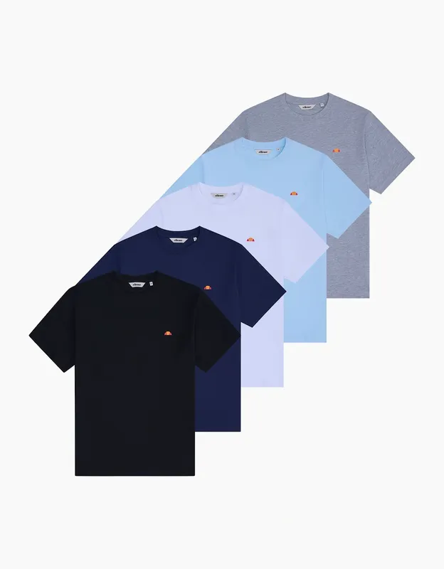Ellesse Telia Tee (5 pack) - Multi - Size: M