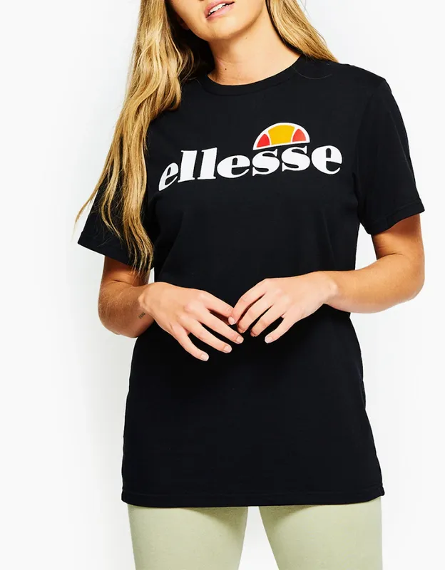 Ellesse Women's Albany T-Shirt - Anthracite - Black/Grey - Size: 8