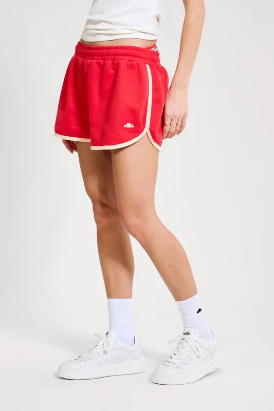 Ellesse Women's Ceriale Shorts in Red Size: 14 Red