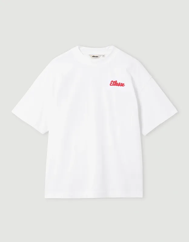 Ellesse Women's Soffio Tee - White - Size: 6