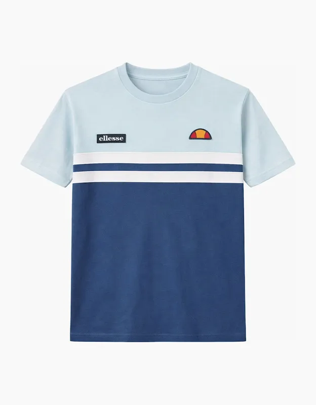 Men's Ellesse Venire T-Shirt Blue/Light Blue - Size: 40