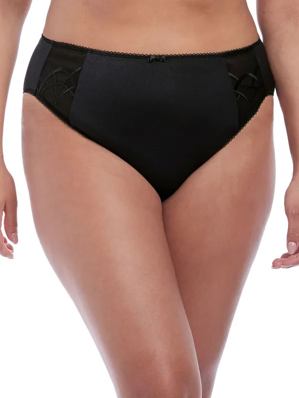 Elomi Womens - - Black Cotton - Size Large