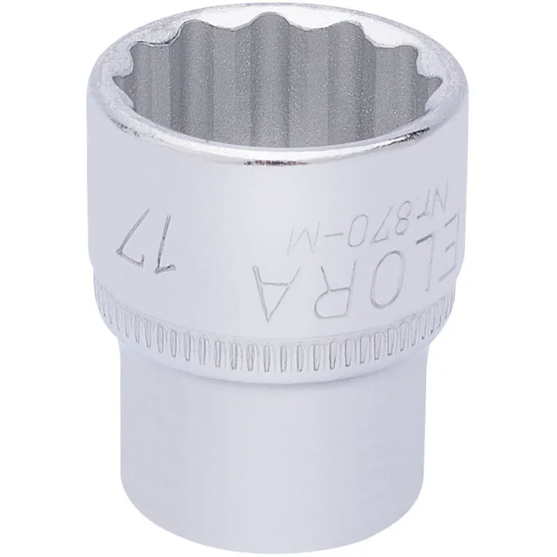 17mm 3/8 Square Drive Elora Bi-Hexagon Socket (25937)