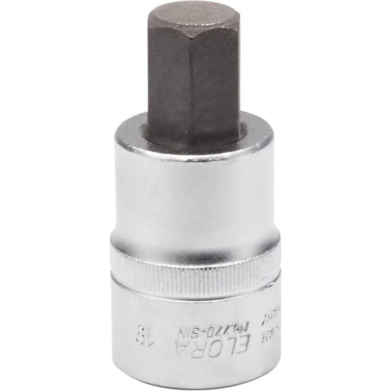 19mm 3/4 Square Drive Elora Hexagon Screwdriver Socket (15554)