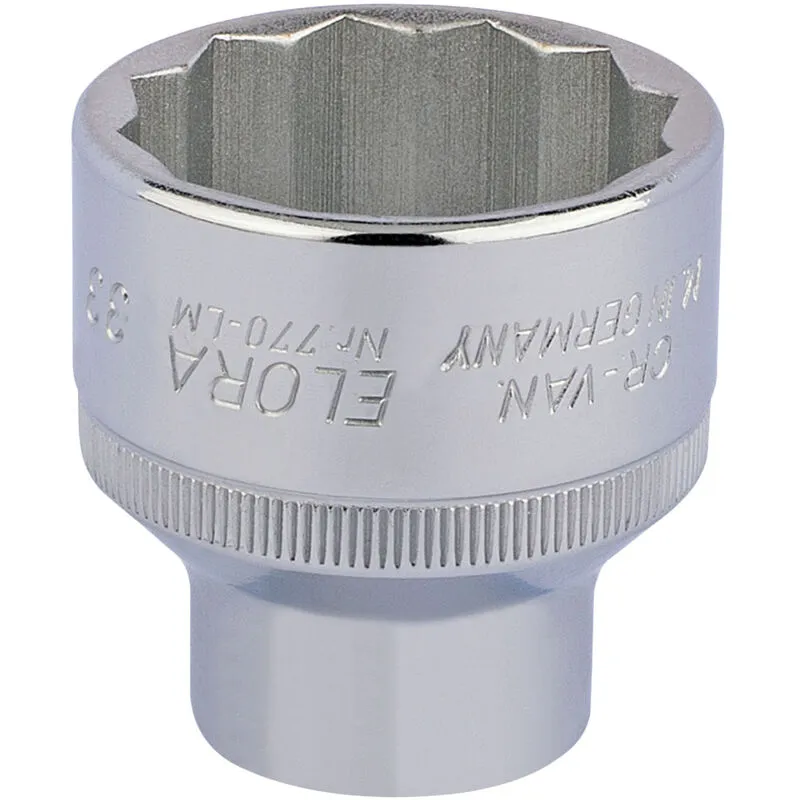 33mm 1/2 Square Drive Elora Bi-Hexagon Socket (24773)