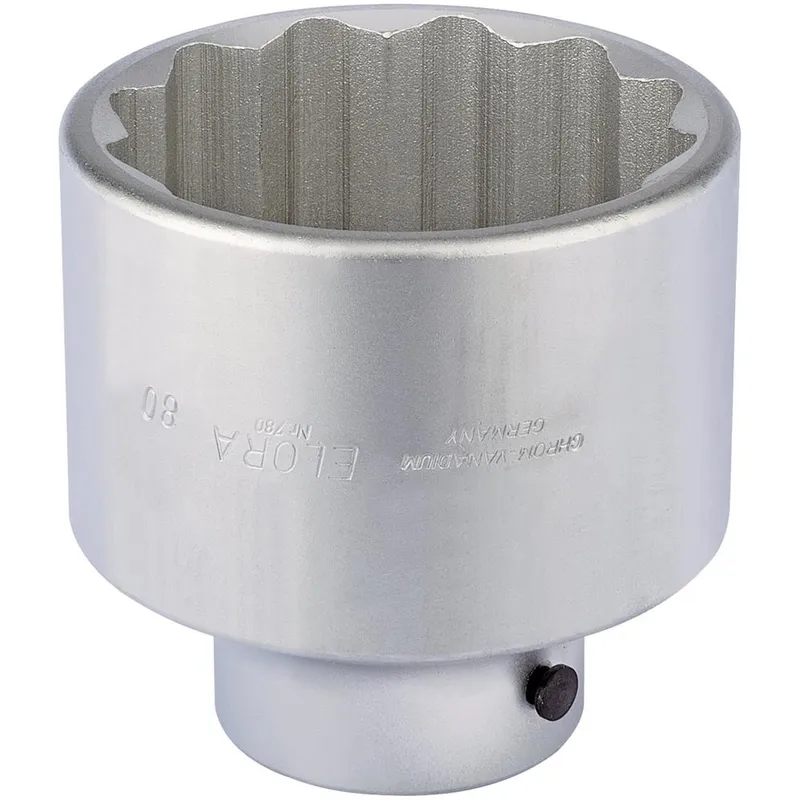 Elora 1" Drive Bi Hexagon Socket Metric 1" 80mm