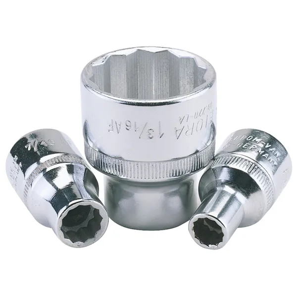 Elora 24335 3/8" 1/2" Square Drive Bi-hexagon Socket