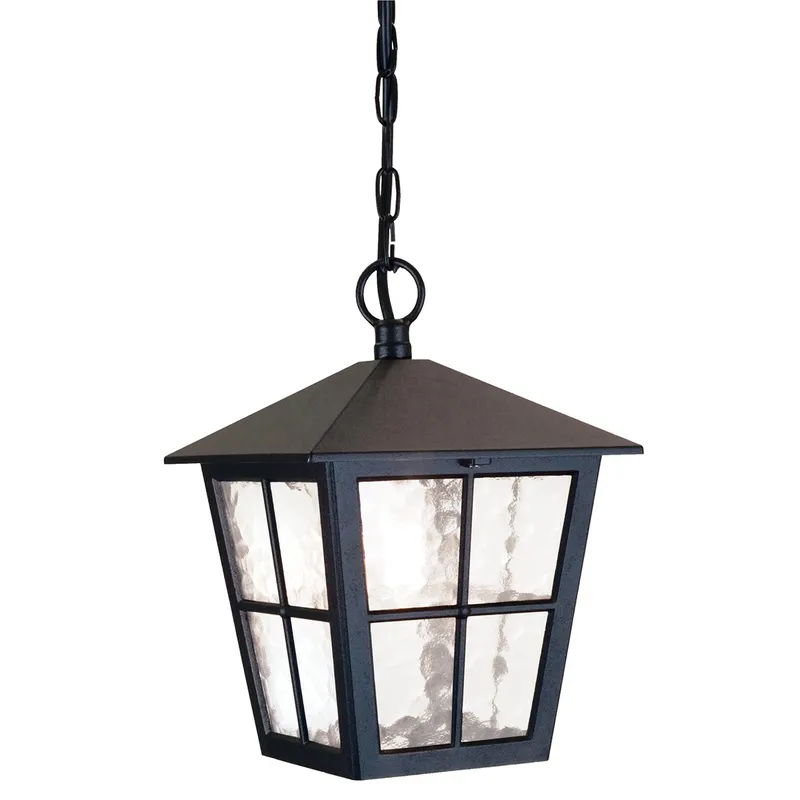 Elstead Lighting Canterbury 1 Light Outdoor Wall Lantern Light Black IP43, E27
