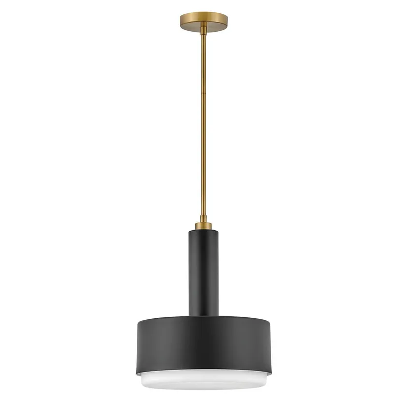 Netlighting Hinkley Cedric Cylindrical Pendant Black 2x E27 Black