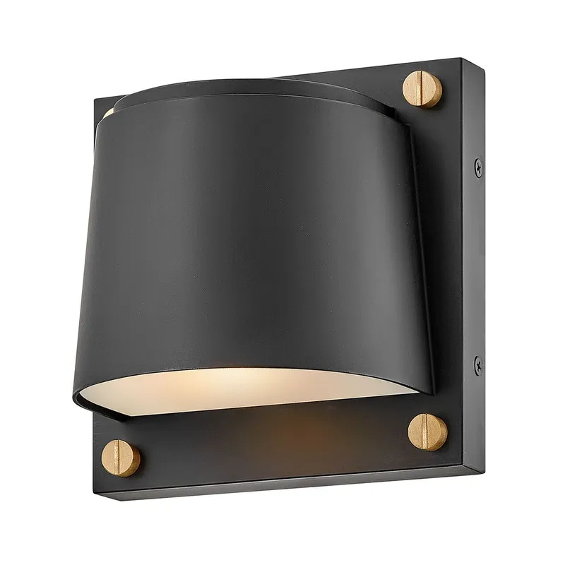Elstead Lighting Scout 1 Light Small Outdoor Wall Light Black IP44