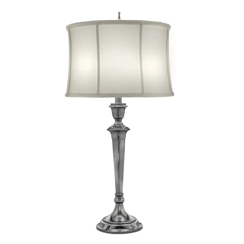 Elstead Lighting Syracuse 1 Light Table Lamp Antique Nickel, E27