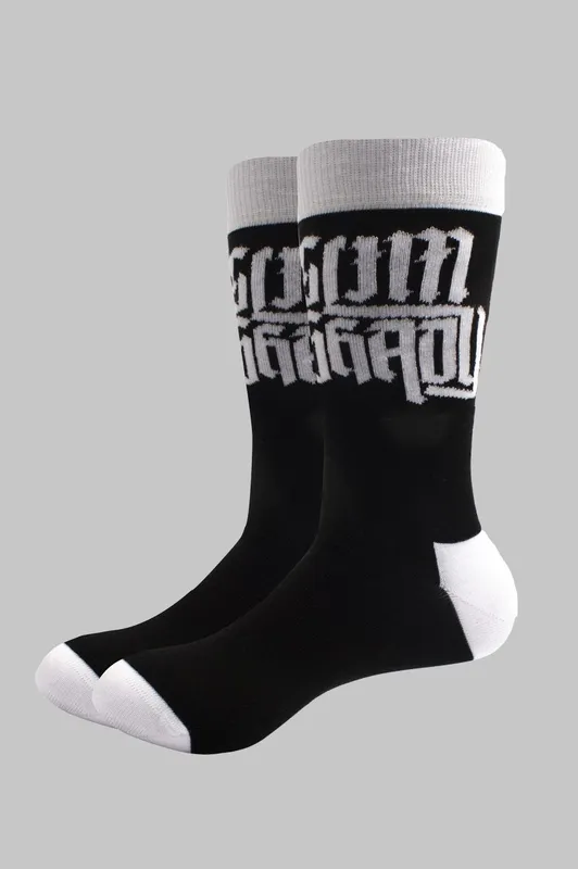 Eminem Slim Shady Ankle Socks in Black Black One Size