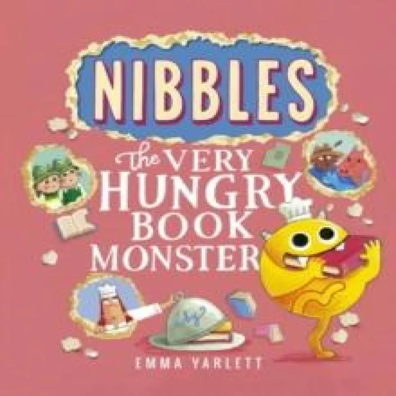Emma Yarlett Nibbles: The Very Hungry Book Monster Paperback Multicolor