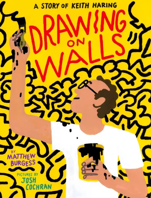 Matthew Burgess Drawing on Walls Hardback Book Multicolor