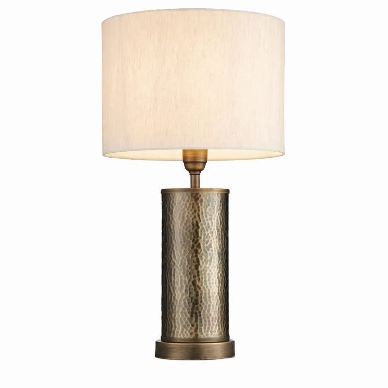 Amayah Bronze Hammered Effect Table Lamp