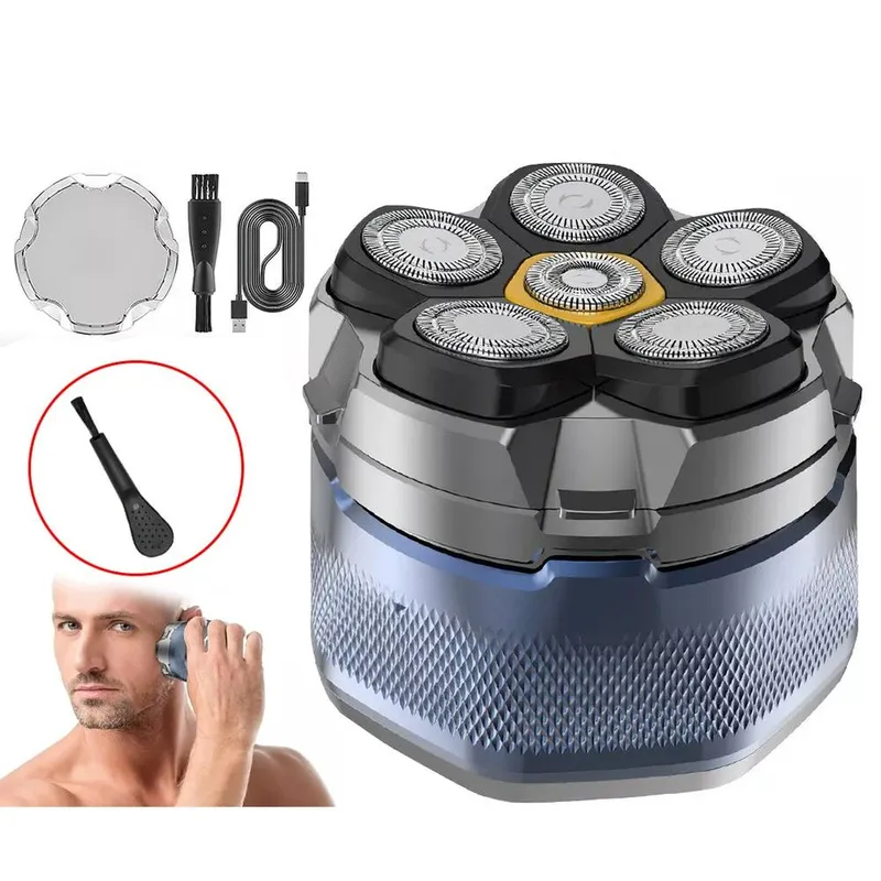Eonlion Electric Head Shaver for Bald Men 6D Magnetic Razor - Multicolor