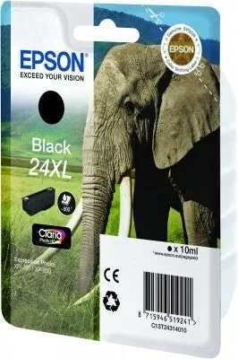 Original Epson 24XL Black Ink Cartridge
