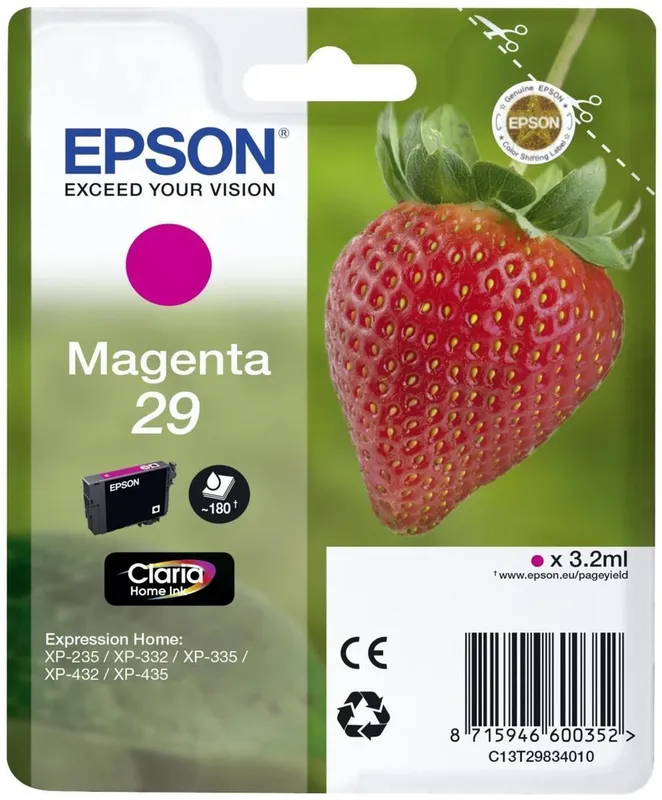 Original Epson 29 Magenta Ink Cartridge