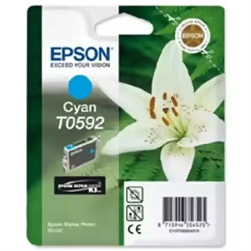 Original Epson T0592 Cyan Ink Cartridge