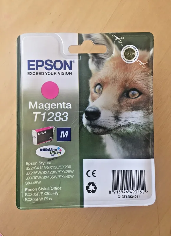 Original Epson T1283 Magenta Ink Cartridge