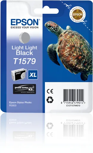 Original Epson T1579 Light Light Black Ink Cartridge