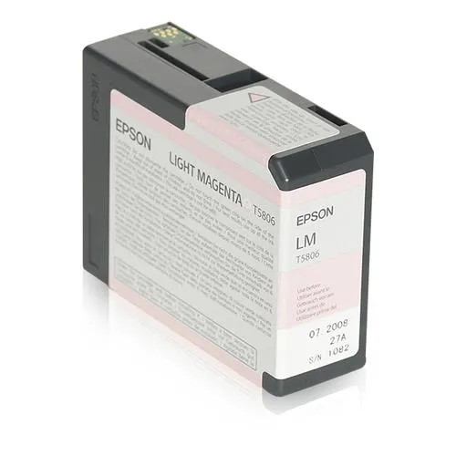 Original Epson T5806 Light Magenta Ink Cartridge