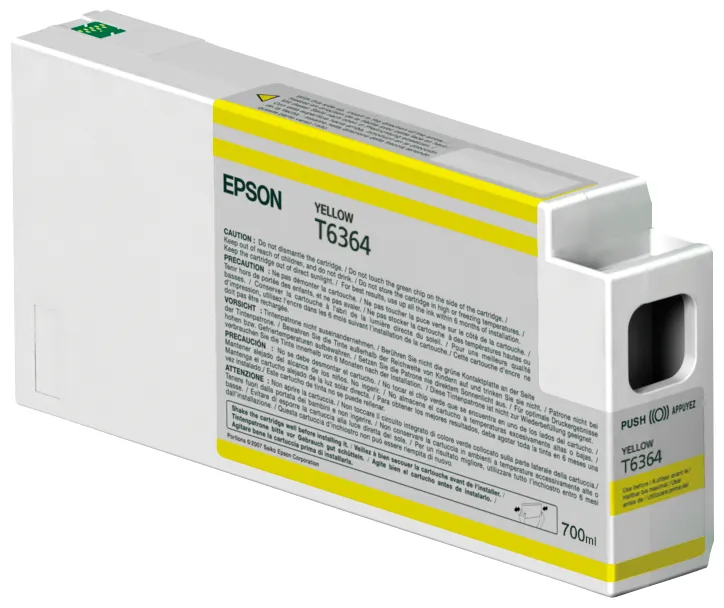 Original Epson T6364 Yellow Ink Cartridge