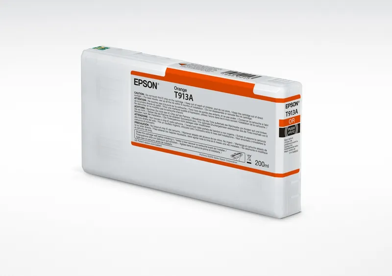 Original Epson T913A Orange Ink Cartridge