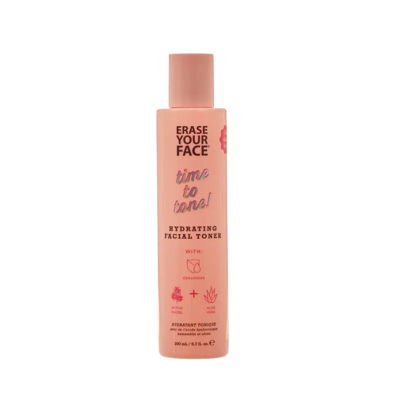 Erase Your Face Women's Hydrating Facial Toner 200ml in Pink Pink 200ml female