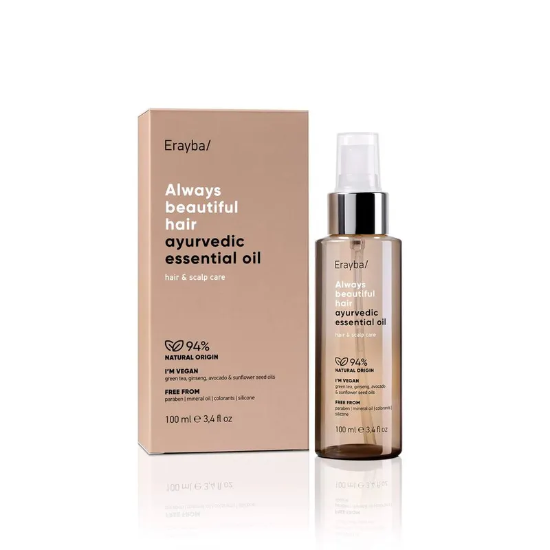 Erayba Unisex Abh Ayurvedic Essential Oil Hair Care 100ml in Clear Clear female