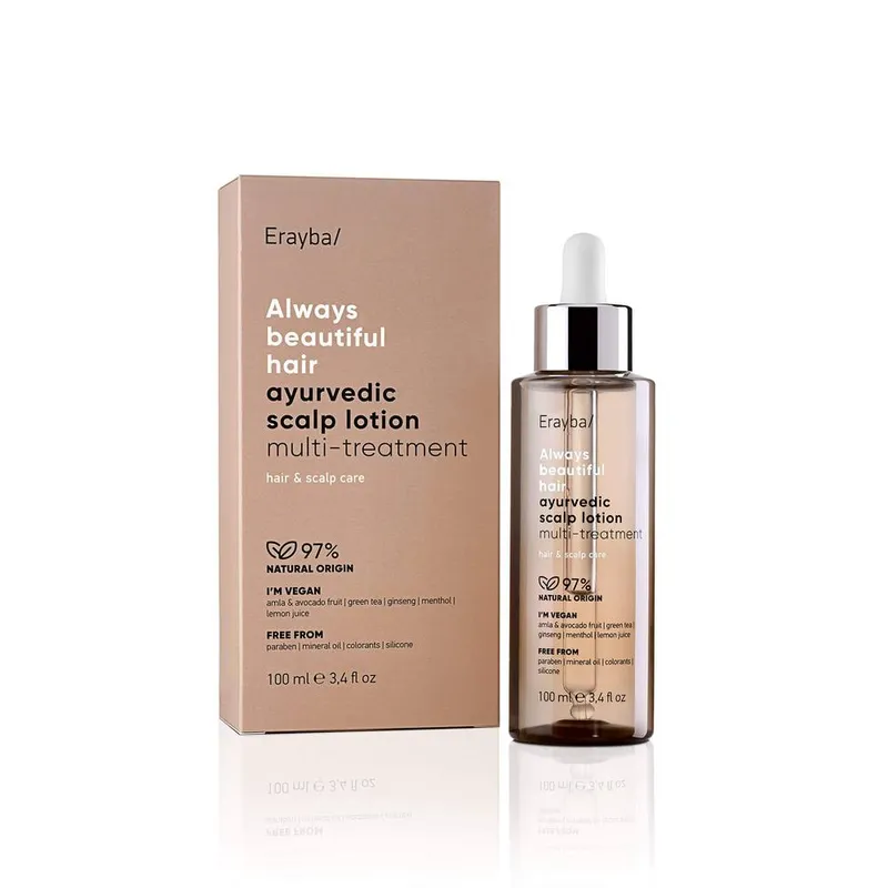 Erayba Unisex Abh Ayurvedic Scalp Lotion Multi-Treatment 100ml in White White female