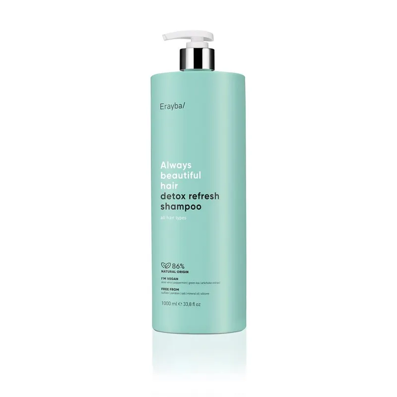 Erayba Unisex Abh Detox Refresh Shampoo 1000ml in Clear Clear One Size female
