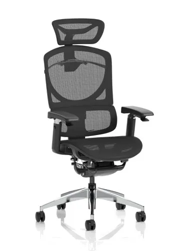 Ergo Click Plus Black Mesh with Headrest