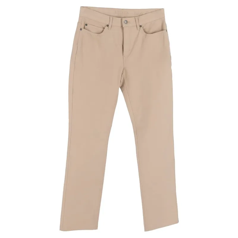 Escada Women's Preloved Straight-Leg Jeans in Beige Cotton Denim Size: 36 - Beige