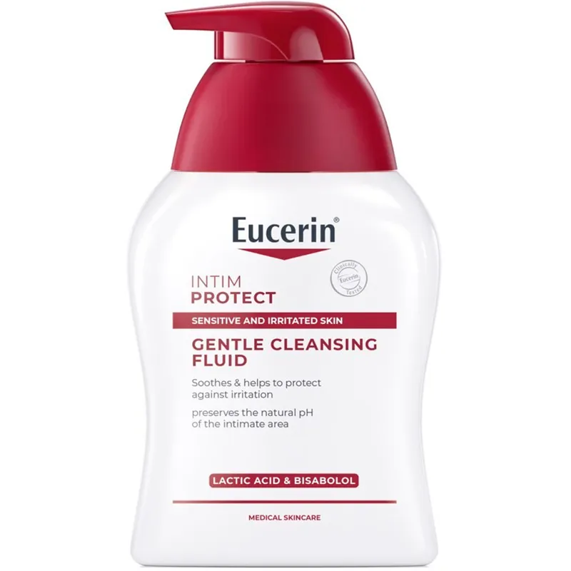 Eucerin pH5 Intim Protect Gentle Cleansing Fluid for Sensitive Skin 250mL