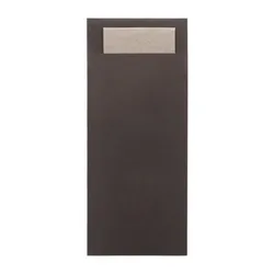 Europochette Chocolate Brown Cutlery Pouch with 2-ply Napkin (500)