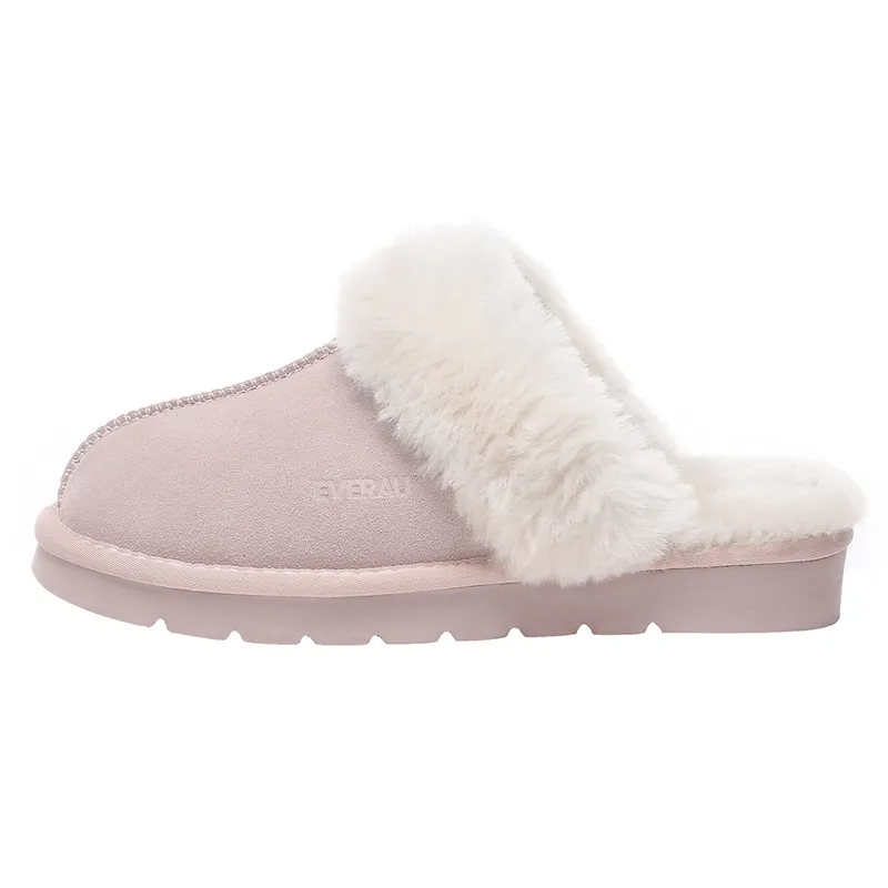 Ever Au Womens Women Raven Slippers - Pink Suede - Size Eu 37