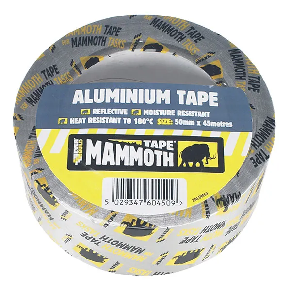 2ALUM100 Aluminium Tape 100mm x 45m EVB2ALUM100 - Everbuild