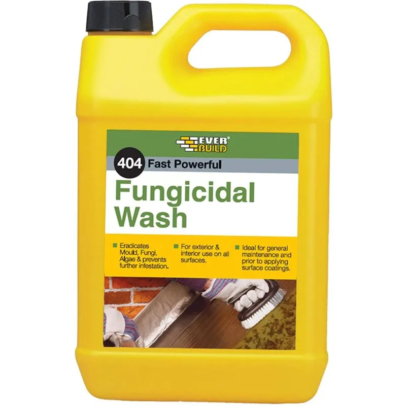 Everbuild - 404 Fungicidal Decking Drive Wall Moss Algae Mould Remover- 5 Litres